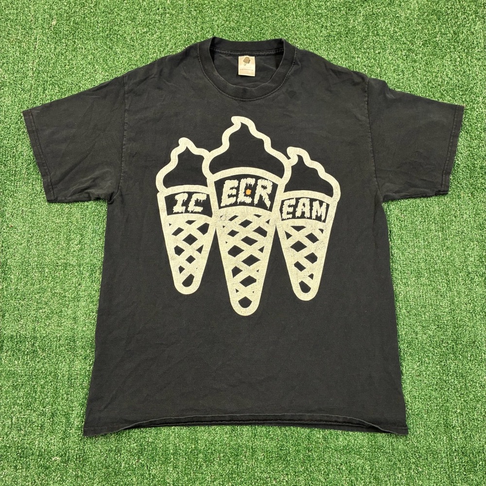 Ice Cream By Billionaire Boys Club Men's XL Black Ice Cream Graphic T-shirt